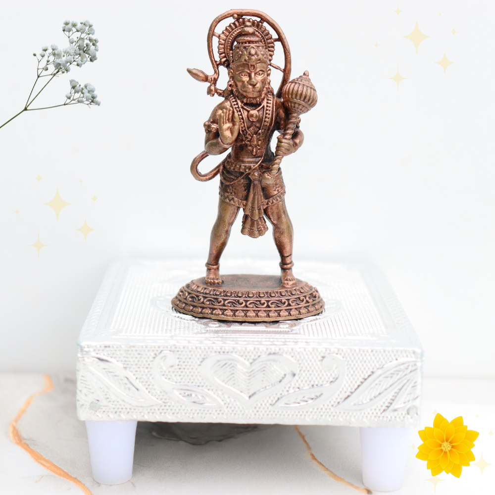 Handcrafted Copper Hanuman Idol