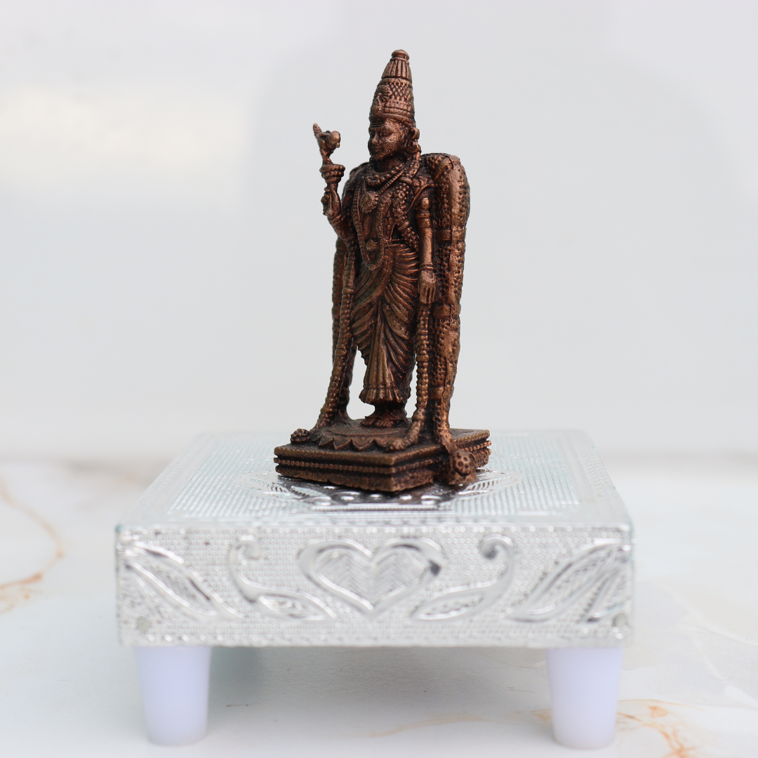 Handcrafted Pure Copper Meenachi Idol