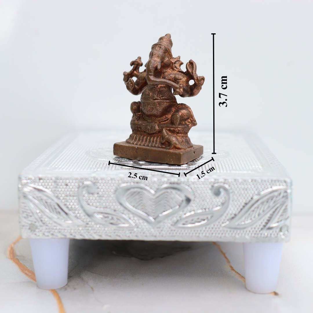 Lord Ganesha Miniature Idol in Pure Copper