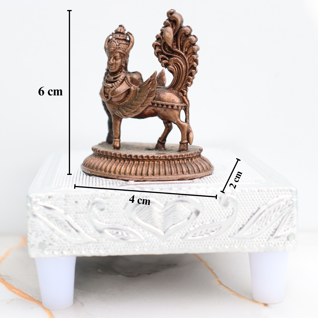 Handcrafted Copper Yali Statue