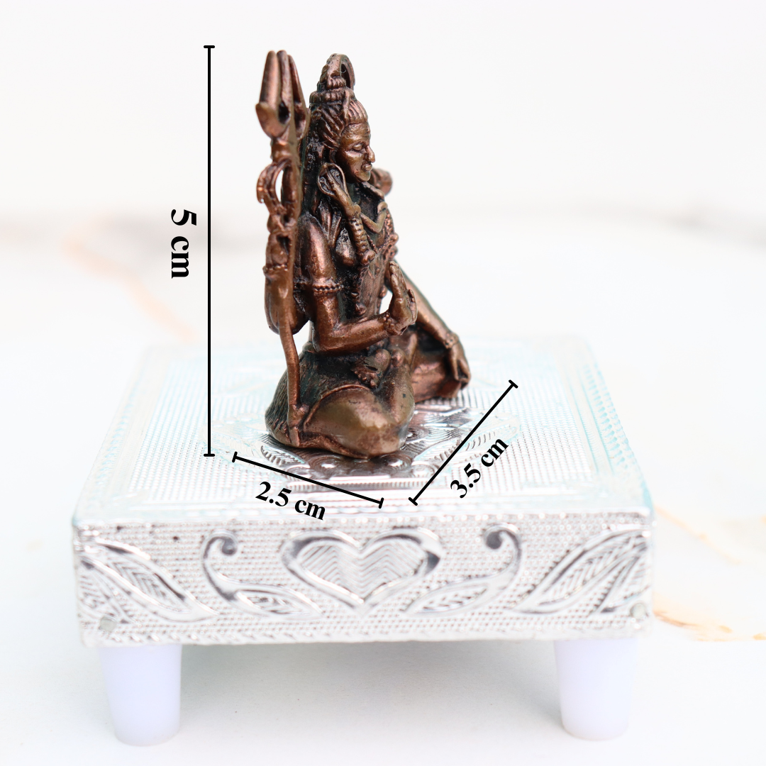 Handcrafted Pure Copper Lord Shiva Idol