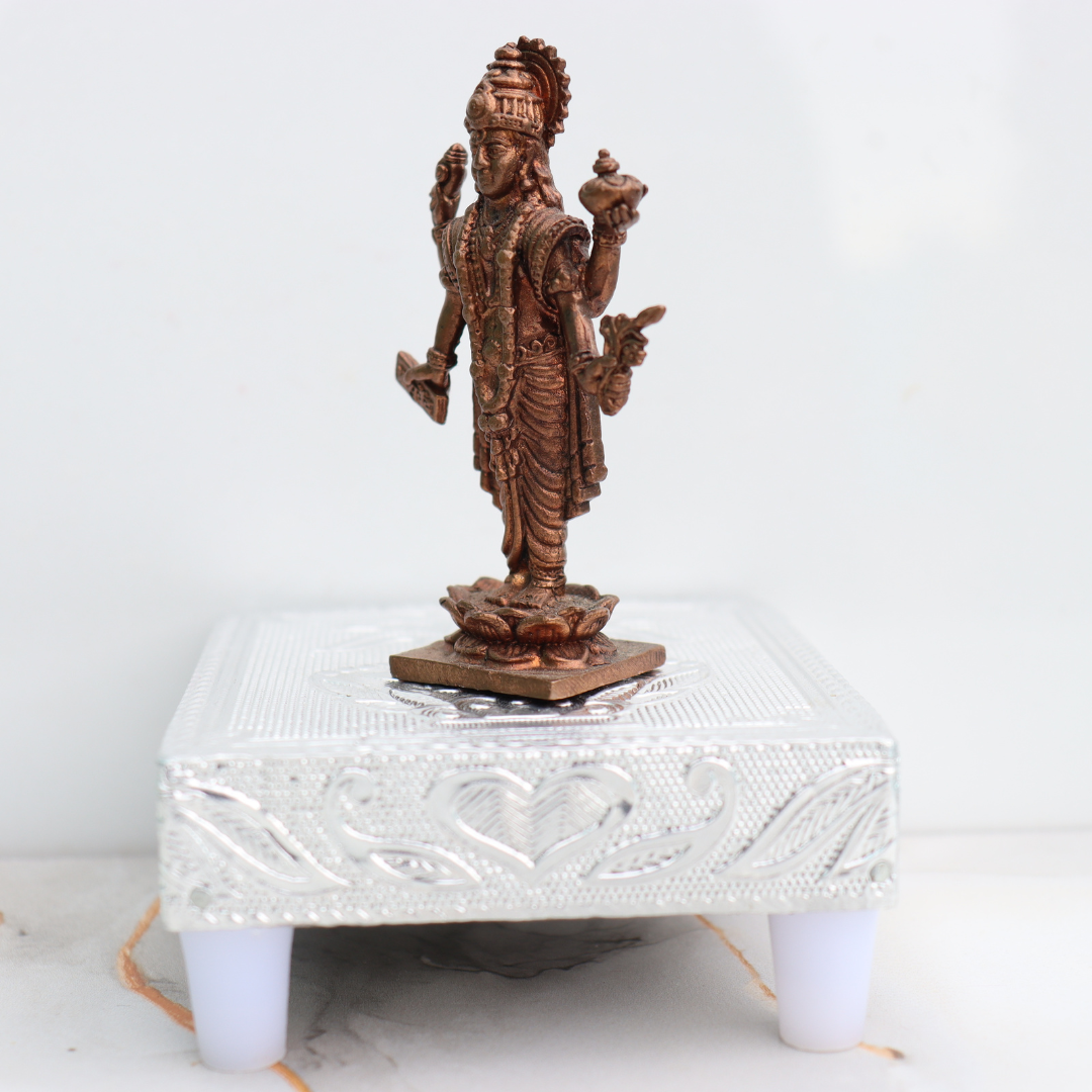 Pure Copper Lord Dhanvantari Idol