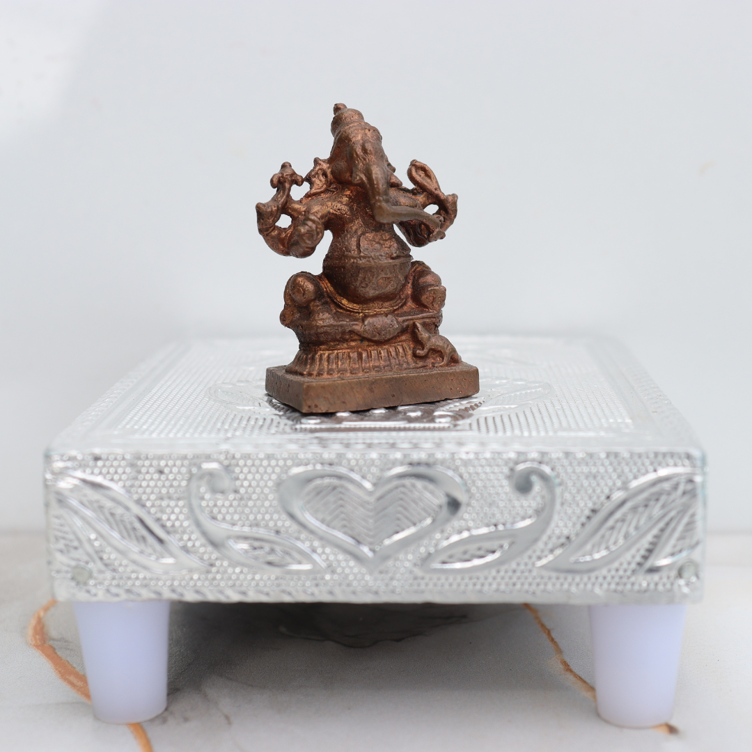 Lord Ganesha Miniature Idol in Pure Copper