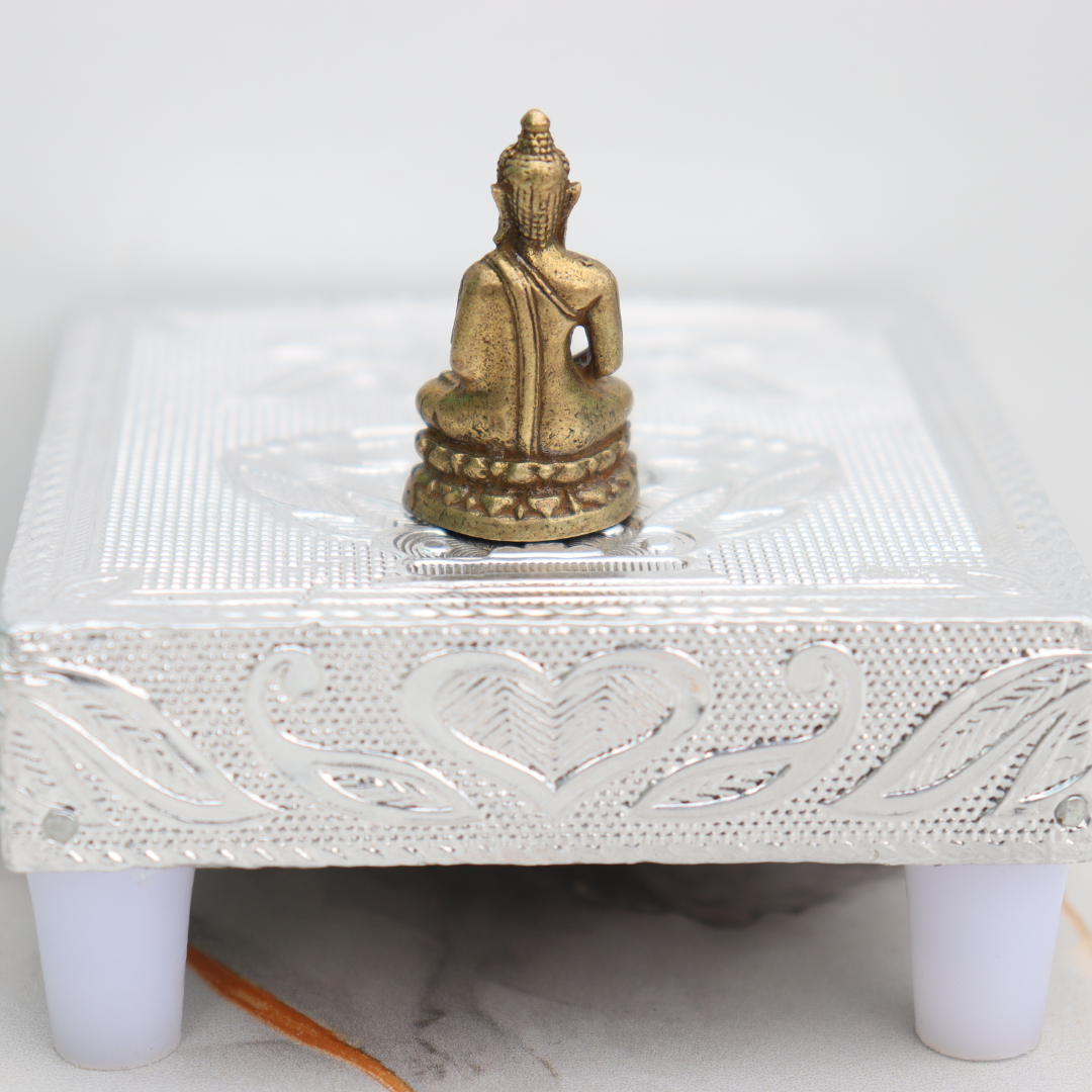Miniature Brass Buddha Idol