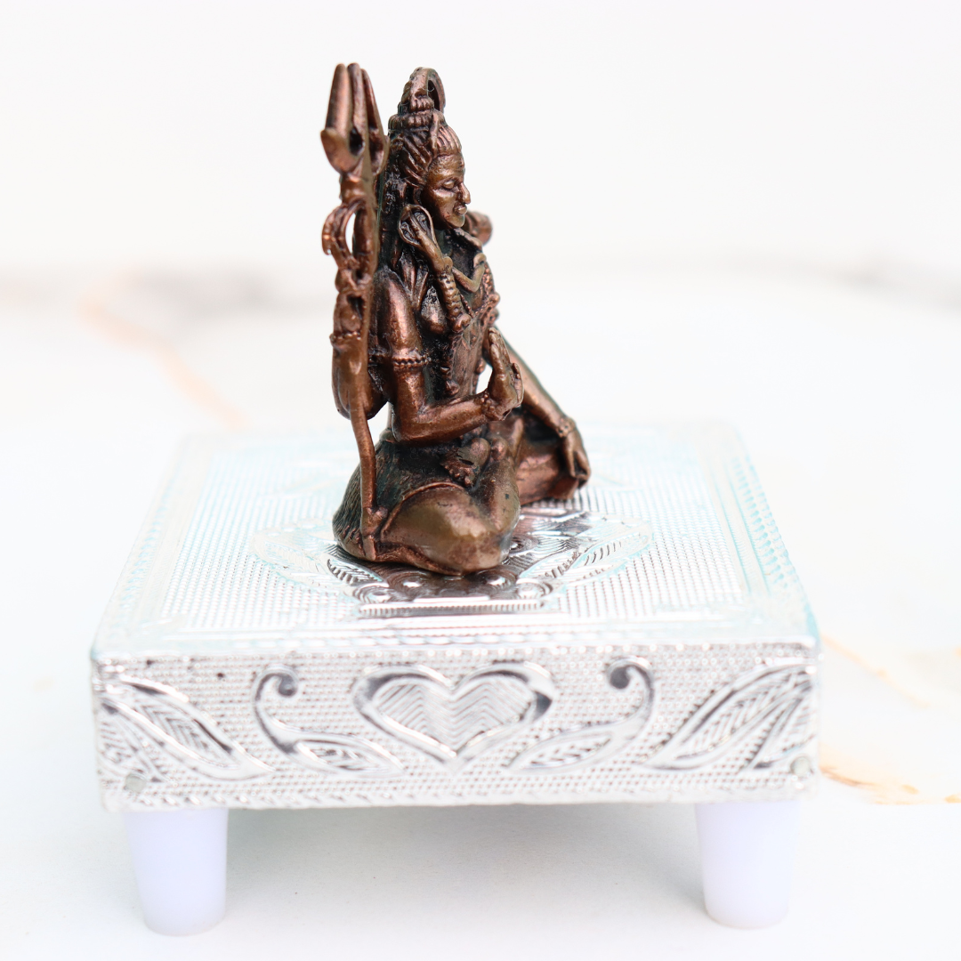 Handcrafted Pure Copper Lord Shiva Idol