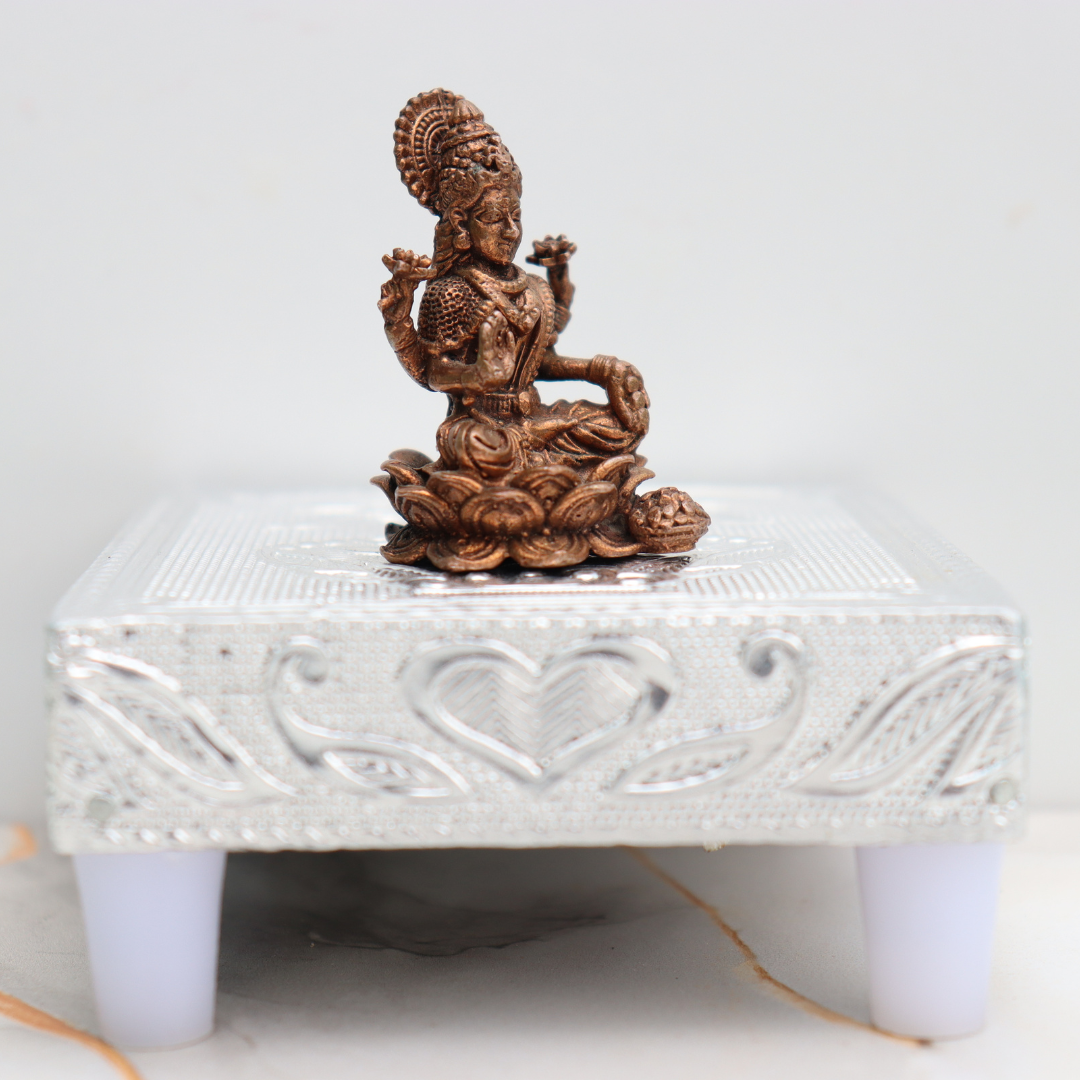 Handcrafted Copper Saraswati Devi Idol