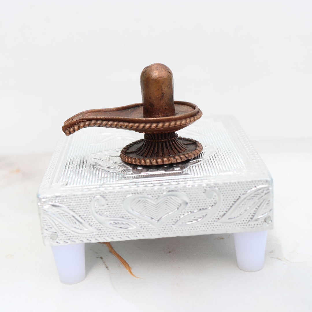 Shivling Miniature Idol in Pure Copper