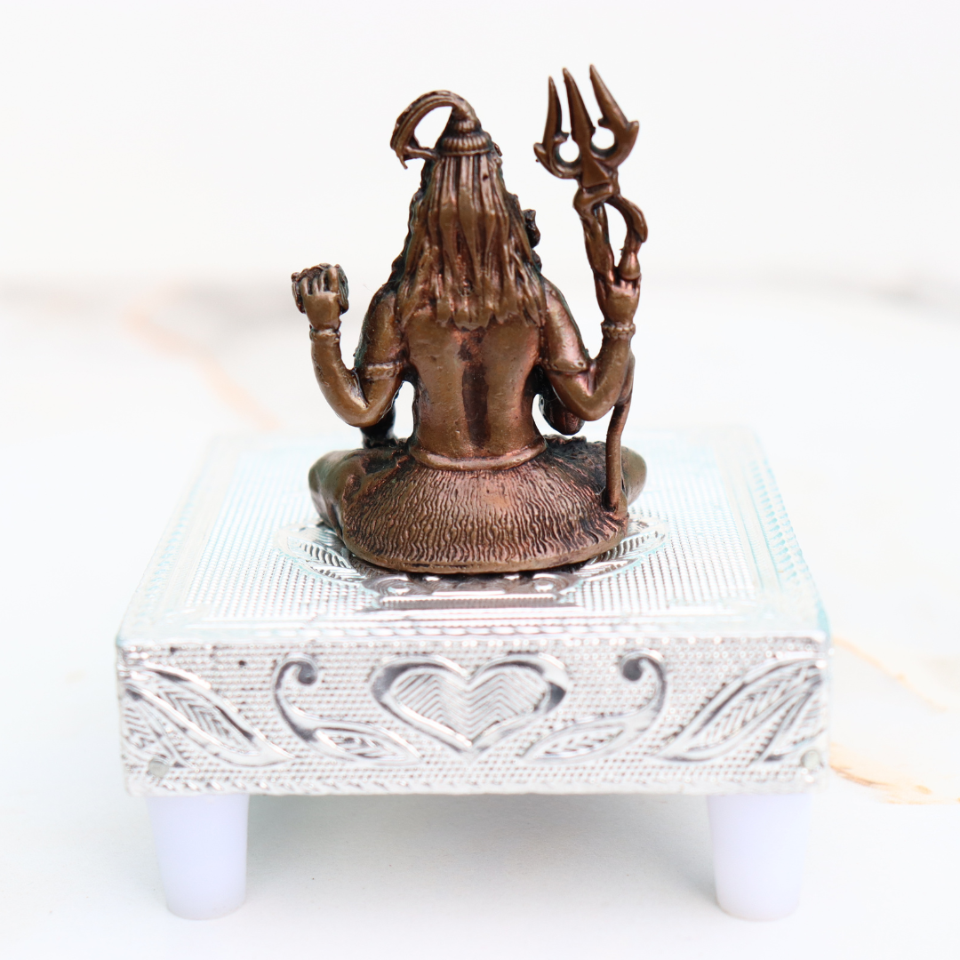 Handcrafted Pure Copper Lord Shiva Idol