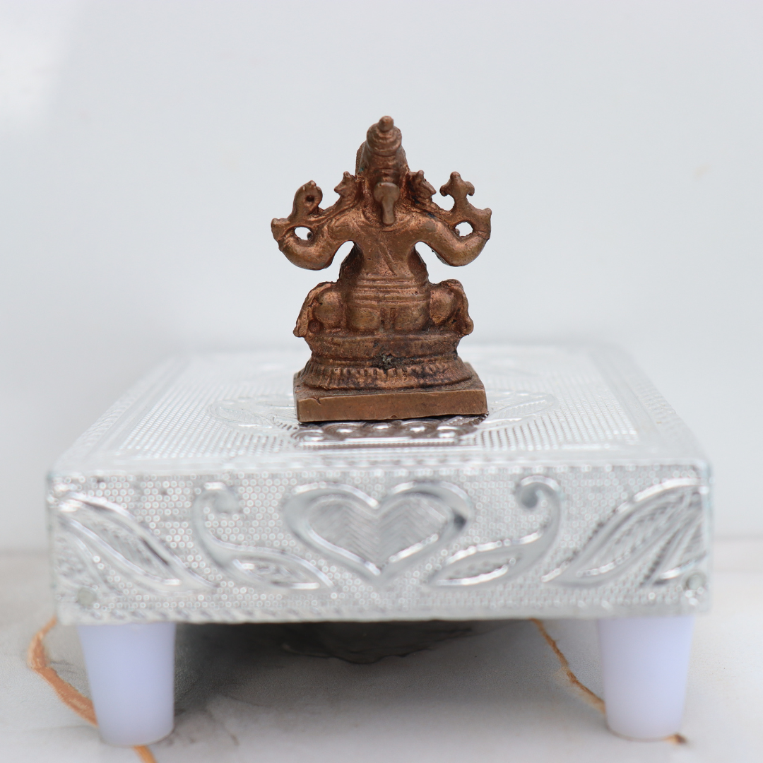 Lord Ganesha Miniature Idol in Pure Copper
