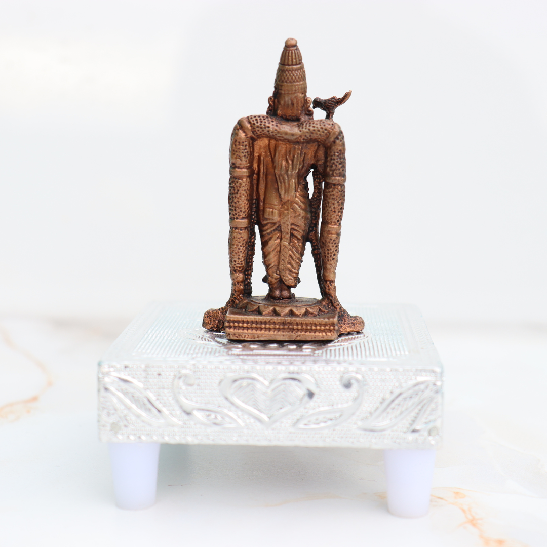 Handcrafted Pure Copper Meenachi Idol