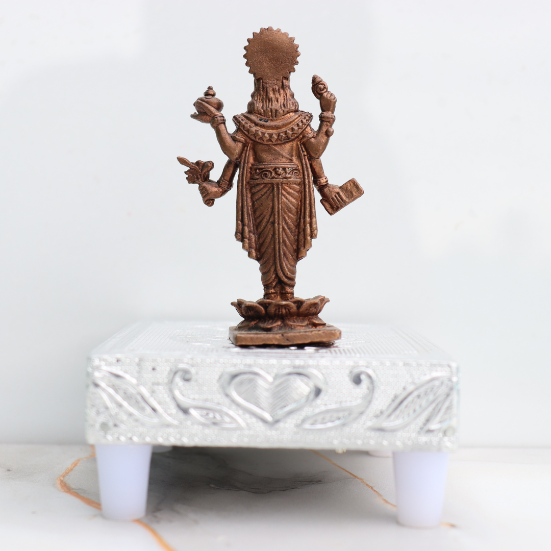 Pure Copper Lord Dhanvantari Idol