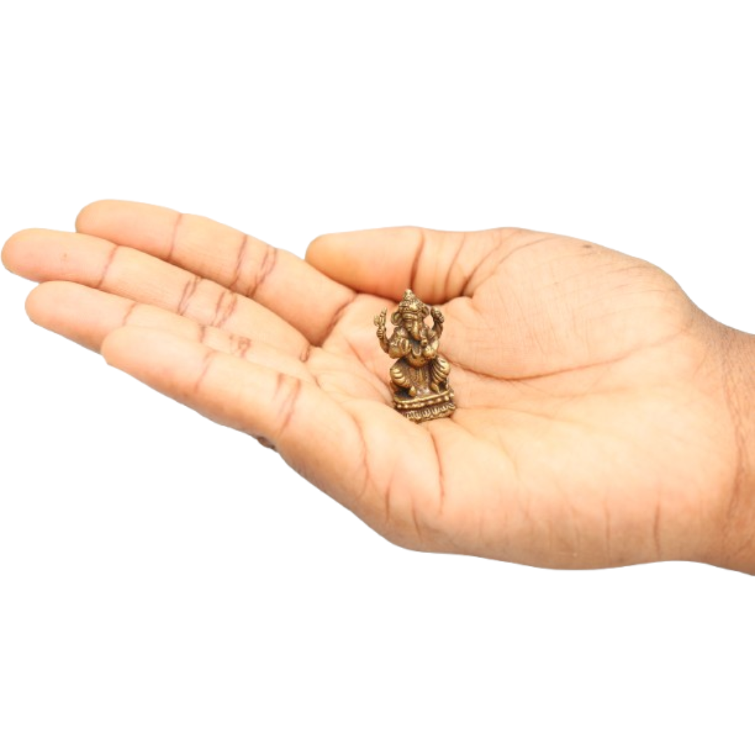 Brass Lord Ganesha Idol