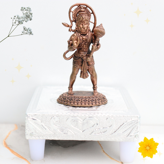 Handcrafted Copper Hanuman Idol