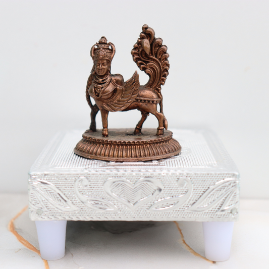 Handcrafted Copper Yali Statue