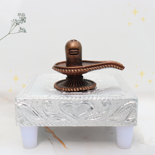 Shivling Miniature Idol in Pure Copper