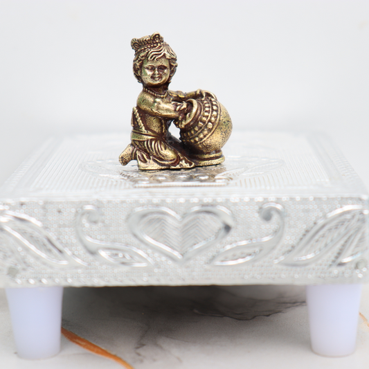 Brass Makhan Chor Krishna Idol