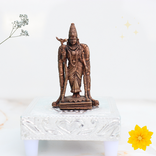Handcrafted Pure Copper Meenachi Idol