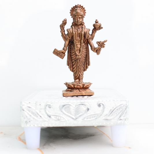 Pure Copper Lord Dhanvantari Idol