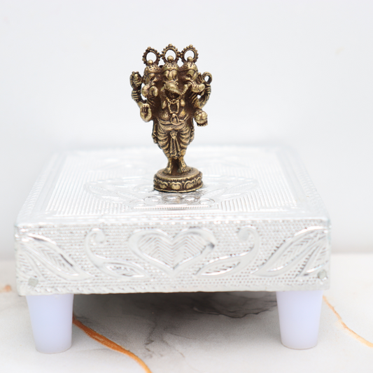 Mini Panchamukhi Ganesha Brass Idol