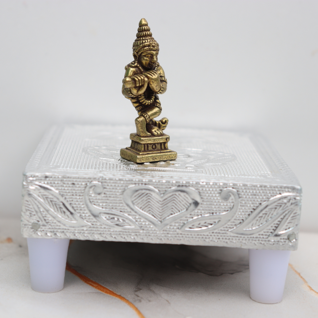 Mini Brass Flute Krishna Idol